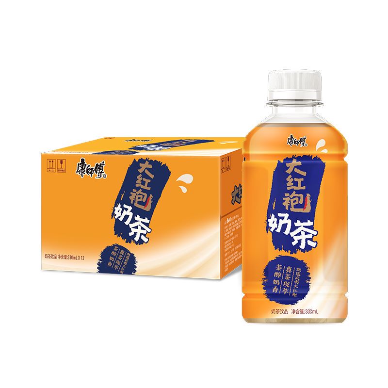 康师傅大红袍奶茶330ml*12瓶