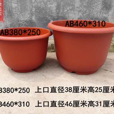 碗莲荷花睡莲花盆大花盆塑料无孔果树花盆大号特大号圆形加厚水培