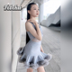 菲贝咔拉丁舞练功服女童2025新款春夏季儿童高级感舞蹈演出服套装