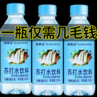 苏打水饮料整箱批便携小瓶装无糖0脂0卡果味饮品夏季清凉解渴新品