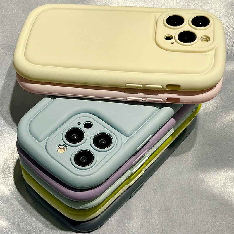 胜珀 ins风简约纯色情侣适用iphone14promax苹果13手机壳11新款14pro女12小众15pro防摔液态硅胶全包保护套男