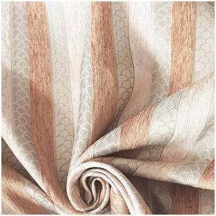 欧美条纹沙发布料面料雪尼尔混纺软包装饰沙发套布艺定制四季通用