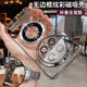 适用华为Mate70Pro+手机壳新款mate70磁吸无边框镜头全包防摔保护套mt60透明简约高级感带支架男女裸机超薄