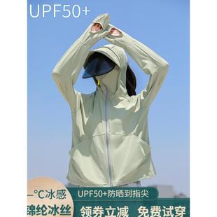 2024新款防晒衣女夏季防紫外线UPF50+冰丝大码防晒服骑车开衫外套