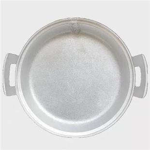 铝平底锅老式加厚家用纯手工铸铝煎锅烙饼锅铝制平底铝锅