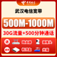 【武汉电信宽带】新装办理1000M光纤融合宽带5G融合电信有线宽带