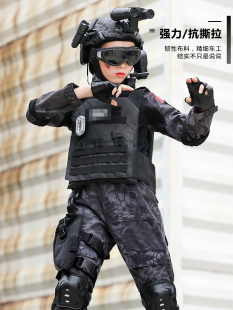 儿童军训迷彩服套装夏季军装演出服男童特种兵小孩军人解放军衣服