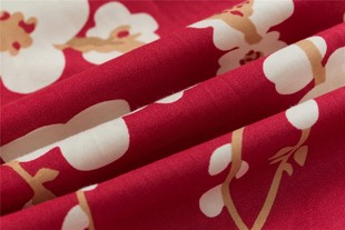 高端60支斜纹贡缎全棉布料2米8宽幅纯棉条纹小碎花朵床品沙发面料