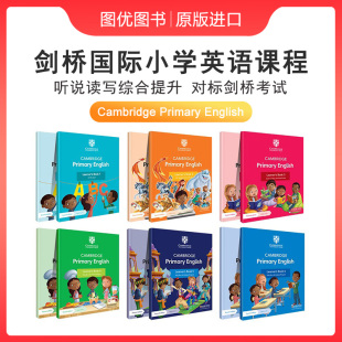 进口原版 剑桥国际学校小学英语课程新版Cambridge Primary English 1/2/3/4/5/6级学生书/练习册 (含账号)少儿英语教材国外教科书