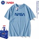 NASA URBAN联名款新款短袖T男宽松圆领夏季纯色速干透气半袖男创
