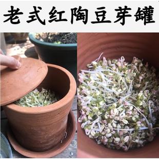 发豆芽神器家用多功能陶瓷豆芽罐盆自制家庭小型无土栽培泡豆芽桶