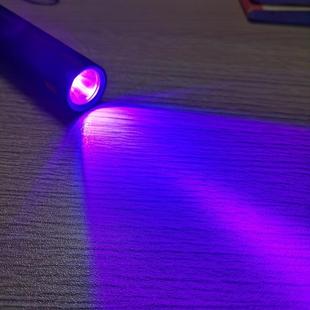 395大功率UV无影胶固化灯超亮365nm紫外线紫光荧光手电筒验钞灯