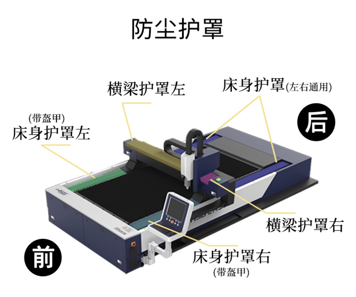 适配宏山宏石HSG HS3015AG6020A激光切割机防护罩联系客户报价