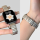适用华为FIT3/FIT4手表带女watchfit3创意不规则金属表链watchfit2细款金属表带智能FIT三代二代夏天透气表带