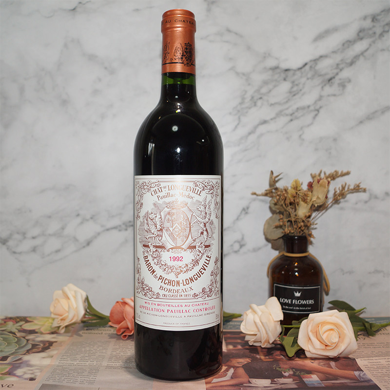 1992碧尚男爵庄园葡萄酒法国原瓶装进口红酒chateau pichon baron
