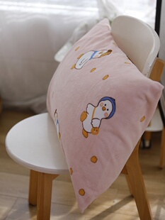 粉鸭 230克重牛奶绒加厚冬季定制特殊尺寸被套床单枕套床笠套件