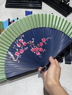 扇子夏季折扇古风中国风女式汉服旗袍舞蹈儿童学生古风随身折叠扇