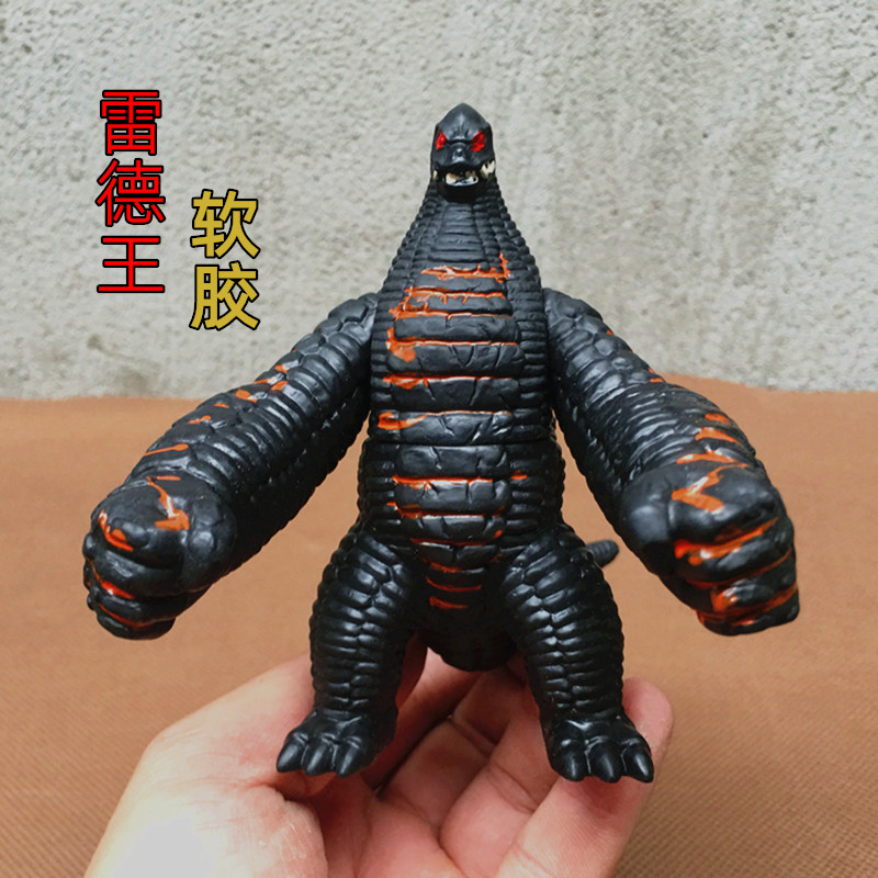 奥特软胶小怪物雷德王模型玩具骷髅怪兽可动手办ex雷德王男孩