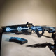apex周边武器VK平行步枪散热器模型手办可动亮灯3d打印1:1摆件