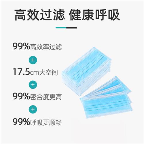 口罩整箱2000只一次性工厂防尘采购专用劳动防护黑色白色专用粉尘