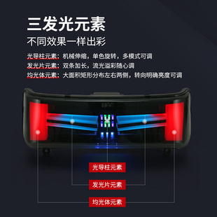 速牛梦工厂小牛N1S NGT Nqi 机械翼龙车尾灯 跑车尾翼APP调节