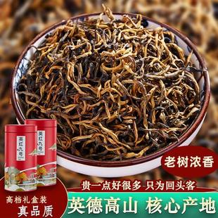 高山老树头春英德红茶英红九号浓香型明前春茶叶花果香新茶一斤