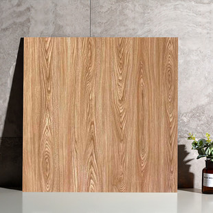 日式仿木纹瓷砖600x600地砖客厅卧室通用防滑地板砖广东佛山磁砖