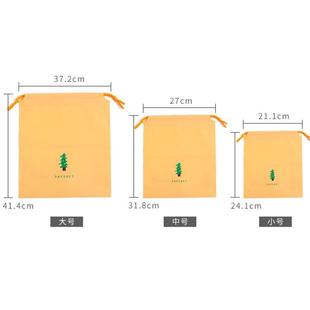 束口抽绳旅行运动收纳拉绳布袋子防水幼儿园换洗装湿衣服脏衣袋小