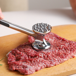 厨房家用双面松肉锤扎肉神器工具牛肉敲打锤断筋器牛排专用拍打器