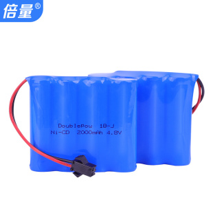 倍量4.8v电池组3.6v/6v/7.2v大容量玩具机器人遥控汽车5号充电器