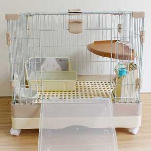 小中号兔笼子笼抽屉式宠物室内家用荷兰猪天竺鼠龙猫用品家具