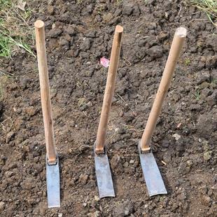 定制锰钢加厚农用挖土翻地除草锄头神器农具松土种菜挖笋专用工具