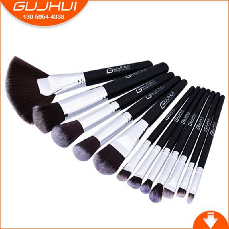 12支化妆刷 套装 美妆工具  新品 黑木 GUJHUI 源头工厂