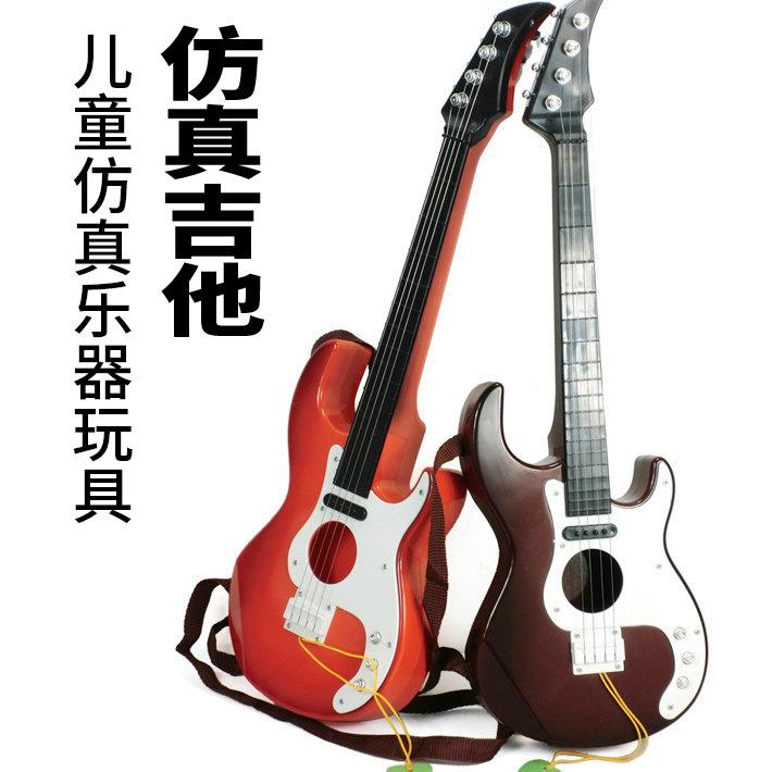 3705A仿真大号儿童乐器吉他贝斯玩具 超棒音准0.48真弹