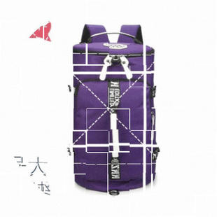 新款大容量轻便双肩旅行包女帆布旅游行李包超轻登山包运动背包男