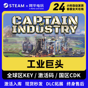 工业巨头Steam正版 激活码CDK国区全球区Captain of Industry游戏