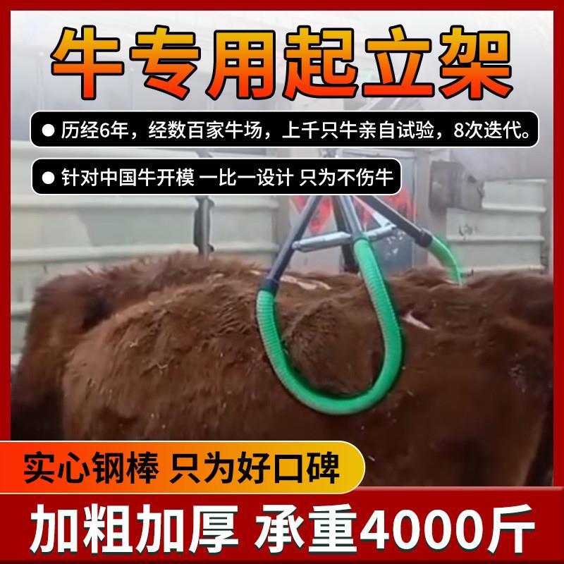 牛用起立架大牛专用吊架神器提牛加厚夹子牛生产器助牛站立辅助器