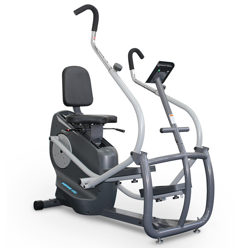 雷克卧式健身车上下肢电磁控脚踏车老人四肢联动运动训练器材