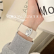 适用iwatch9苹果手表applewatch10表带s10轻奢闪钻星球尼龙编织s8s7网红Ultra2新款45SE简约s6女款S9闺蜜小众