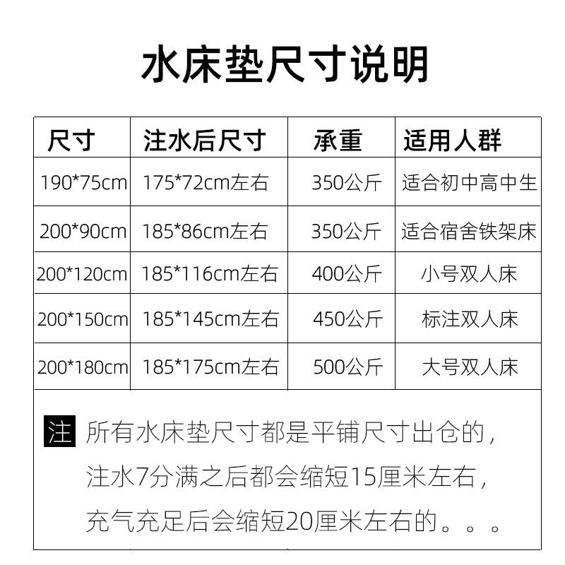 水床垫单人学生宿舍水床夏天降温神器冰凉水席水垫注水冰垫享新式