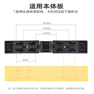 美丽雅黄色拖把头替换头胶棉替换装胶棉头家用装3个海绵吸水对折