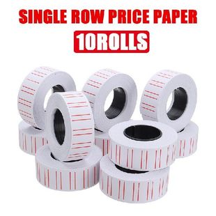 推荐10 Rolls/set 8000pcs White Price Tags Labels 21*12mm Sel