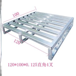 仓储镀锌钢制托盘货架物流铁托盘物流卡板金属叉车防潮地台板