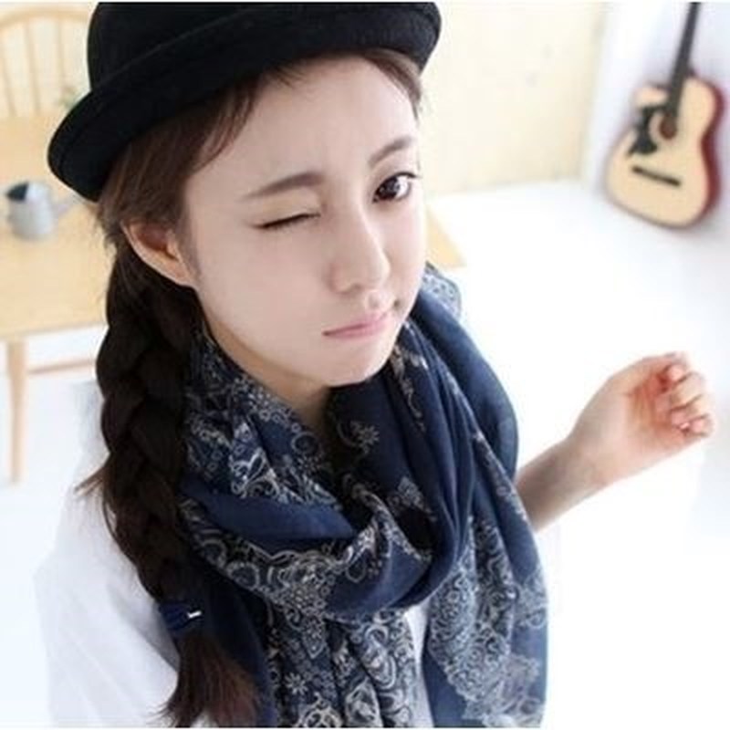 新品Sweet girl silk scarves cappa women longO shawl neck sca