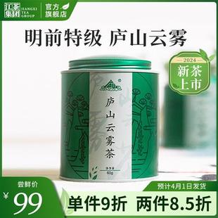 【2024新茶预售】 明前特级庐山云雾茶叶  高山浓香型绿茶罐装60g