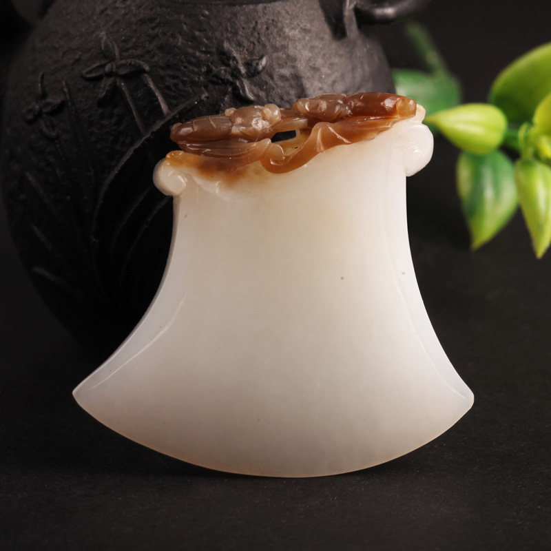 和田玉 和田玉挂件斧头 2015410250