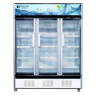 火锅食材超市展示冰柜汤圆水饺雪糕立式风冷速冻冷冻展示柜