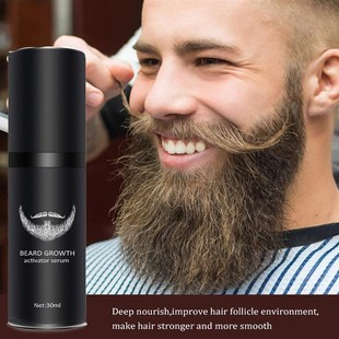 网红Beard Growth Oil Activator Serum Balm for Facial Hair Re