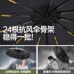 超大号双人三人全自动雨伞大量折叠男女士防晒遮阳晴雨伞广告