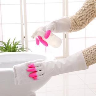丁腈洗碗手套厨房刷碗耐用型乳胶洗衣服女防水家务胶皮橡胶手套